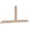 Ekena Millwork Portland Smooth Timber Gable Bracket, Douglas Fir, 60"W x 25"H x 1 1/2"D x 3 1/2"F, 10/12 Pitch GBW060X25X0204POR00SDF - alternate 2